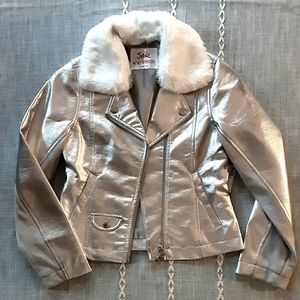 Justice jacket silver